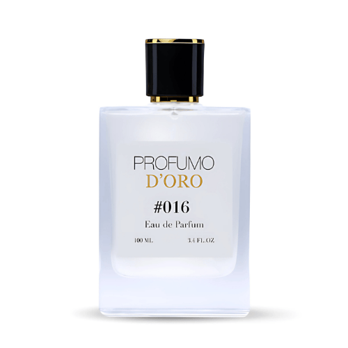 Profumo D’oro #016 – markanter Herrenflakon, Hauptansicht des würzig-explosiven Eau de Parfum